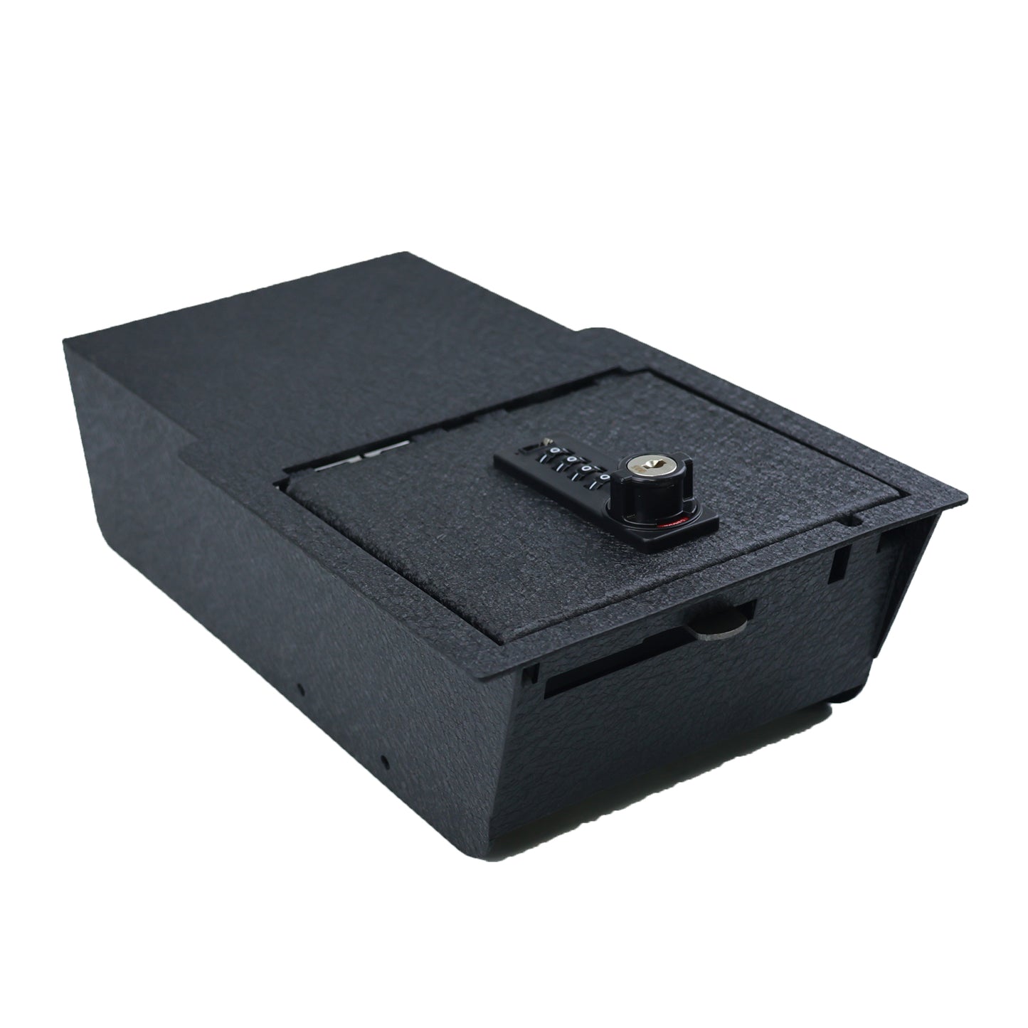 Console Safe Vault Box for Tesla Model Y (4-Digit Combo Lock with Key):  2021-2024