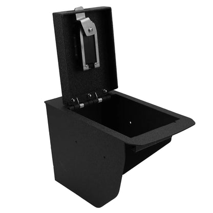 Console Safe Vault Box for 2022-2026 Infiniti QX60 (Fingerprint Lock with Key)