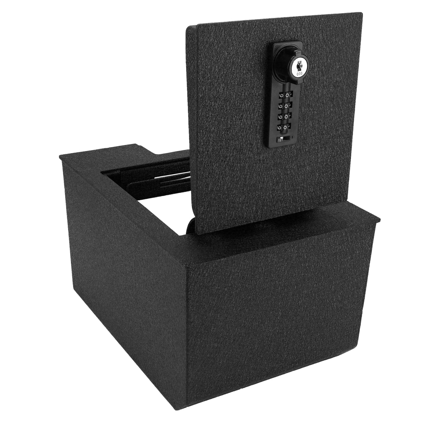 Pro Console Safe Vault Box for Toyota 4Runner (4-Digit Combo Lock with Key): 2003-2009