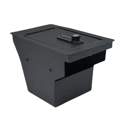 Console Safe Vault Box for Jeep Cherokee (4-Digit Combo Lock with Key): 2015-2024