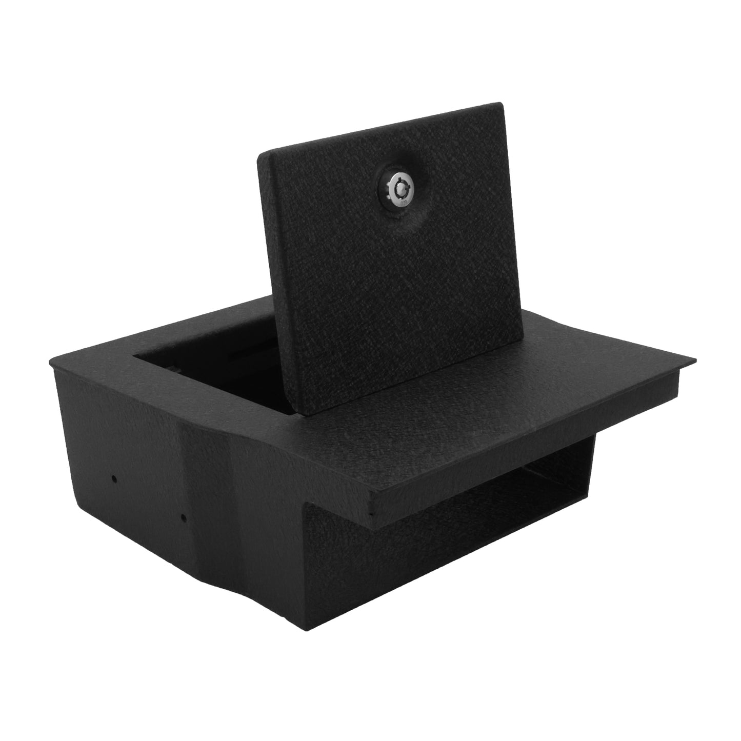 Console Safe Vault Box for 2015-2020 Ford F150 40/20/40 Bench Seat Fold Down Armrest (Triple Lock)