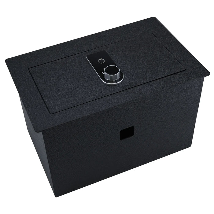 Pro Console Safe Vault Box for Chevrolet Suburban (Fingerprint Lock with Key): 2015-2020