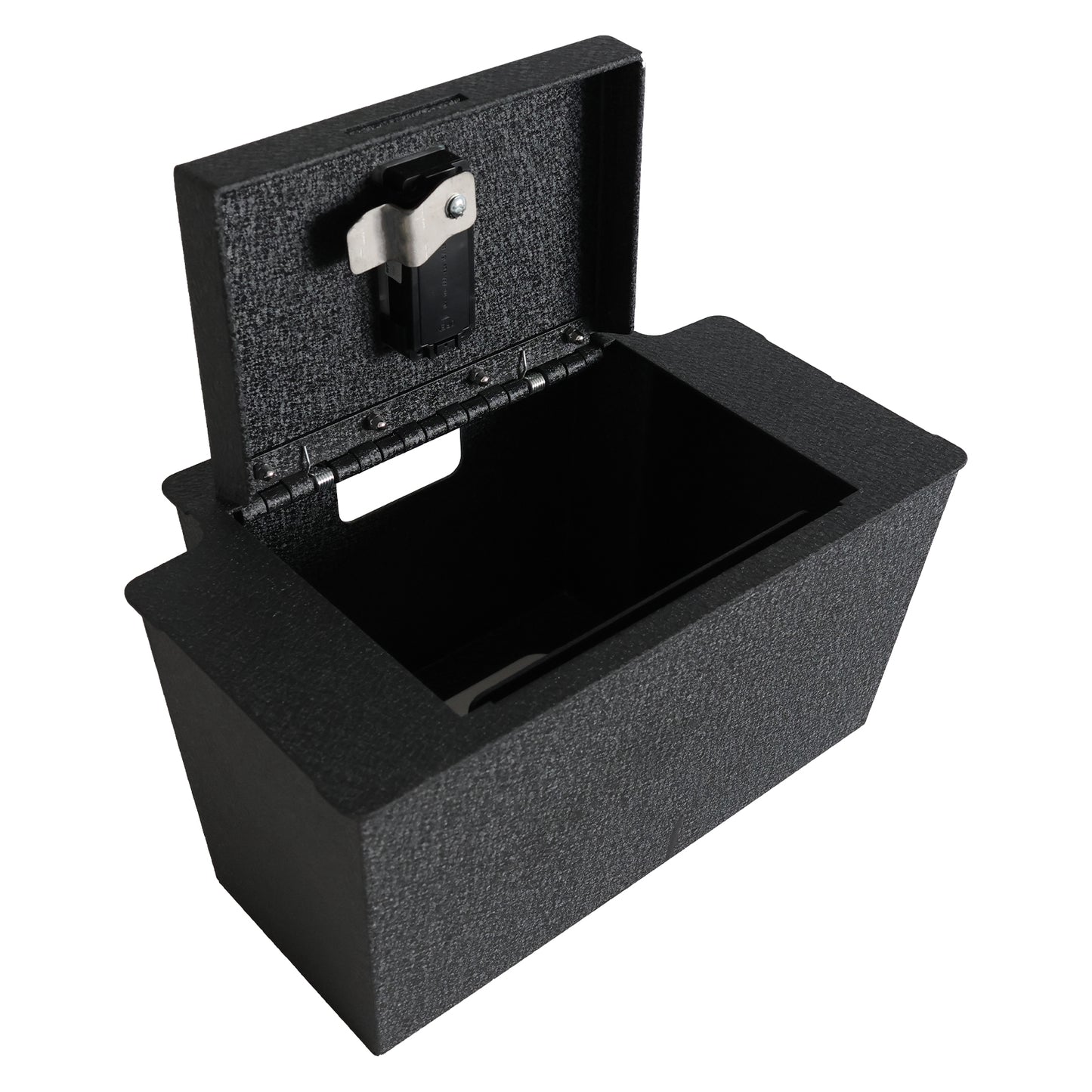 Console Safe Vault Box for Chevrolet Silverado (Fingerprint Lock with Key): 2023-2025