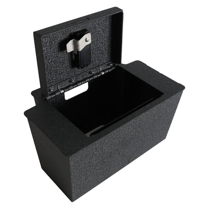 Console Safe Vault Box for Chevrolet Silverado (Fingerprint Lock with Key): 2023-2025