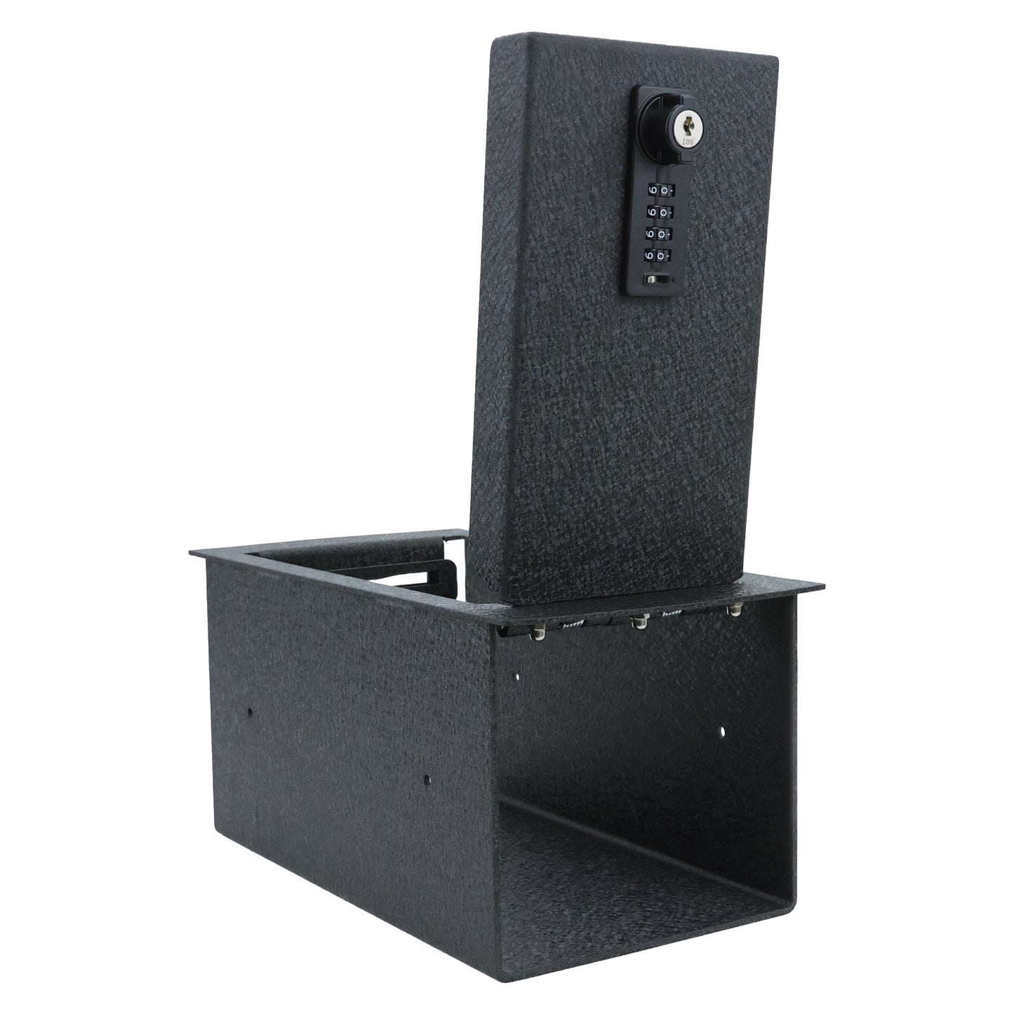 Console Safe Vault Box for Subaru Outback (4-Digit Combo Lock with Key): 2015-2019