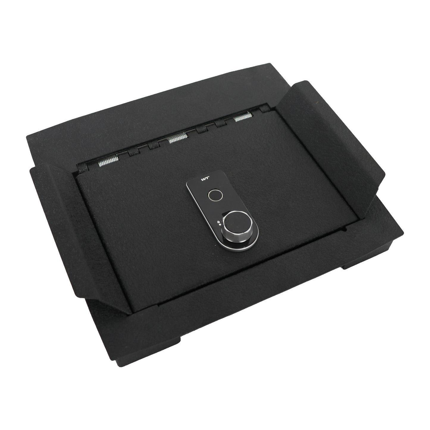 Console Safe Vault Box for Ford F250 Super Duty (Fingerprint Lock with Key): 2023-2025