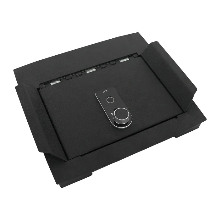 Console Safe Vault Box for Ford F250/F350/F450 Super Duty (Fingerprint Lock with Key): 2023-2026