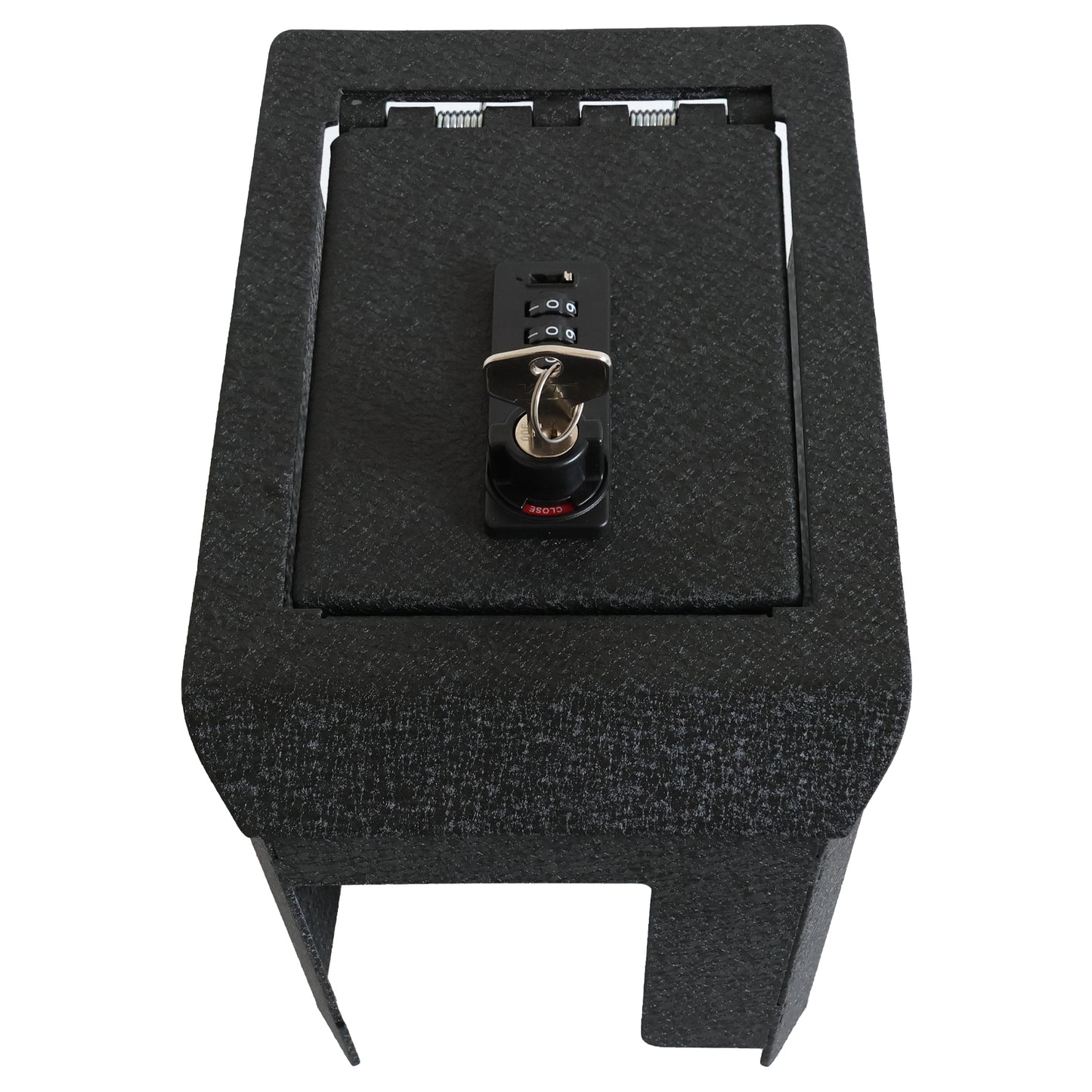 Console Safe Vault Box for BMW X4 (4-Digit Combo Lock with Key): 2018-2025