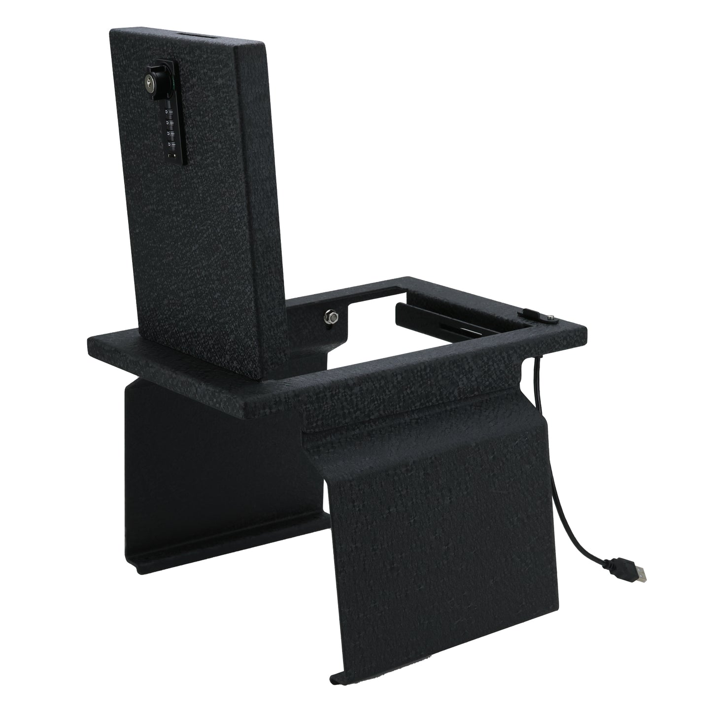 Console Safe Vault Box for Ford F150 (4-Digit Combo Lock with Key): 2012-2014