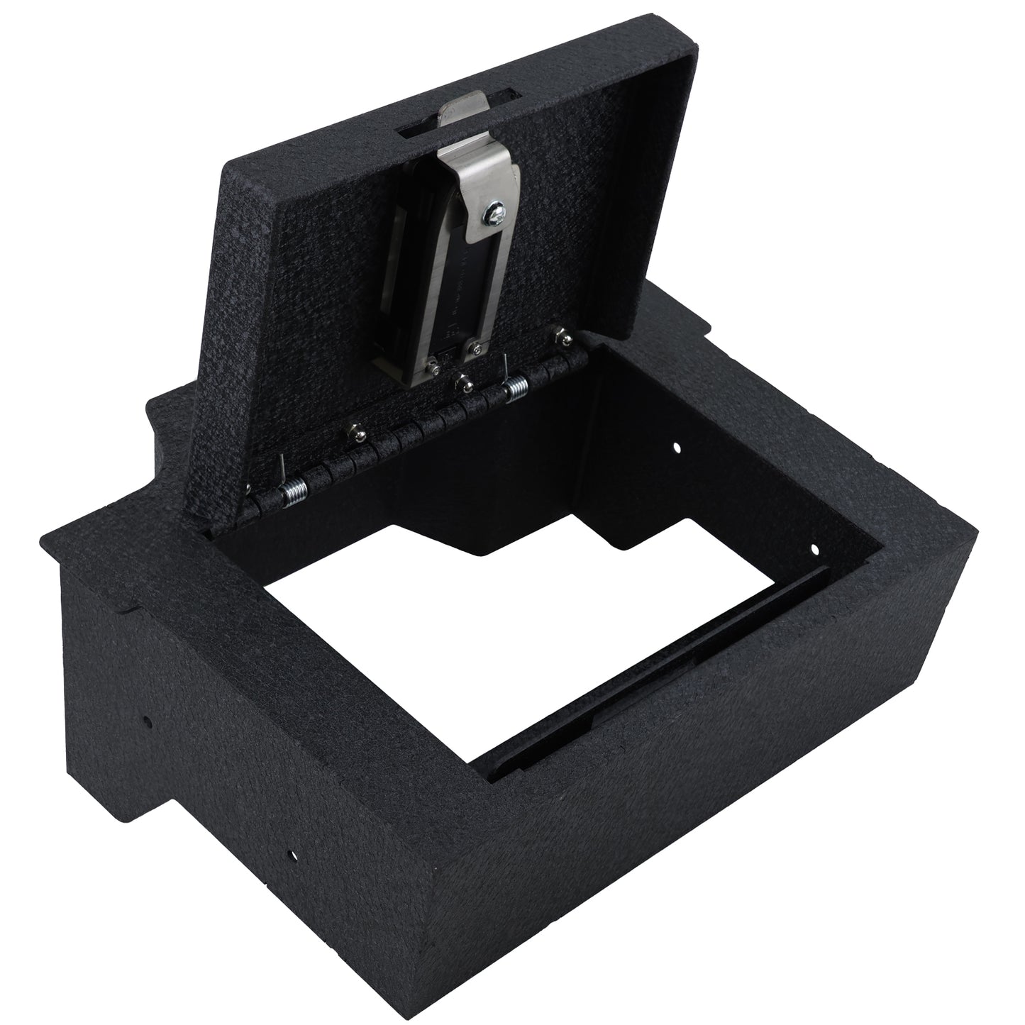 Console Safe Vault Box for Dodge Ram 1500/2500/3500 Bighorn (Fingerprint Lock with Key): 2019-2025