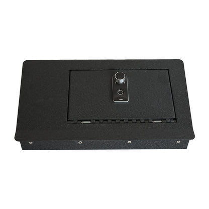 Underseat Console Safe Vault Box for Ford Bronco Sport (Fingerprint Lock with Key): 2021-2024