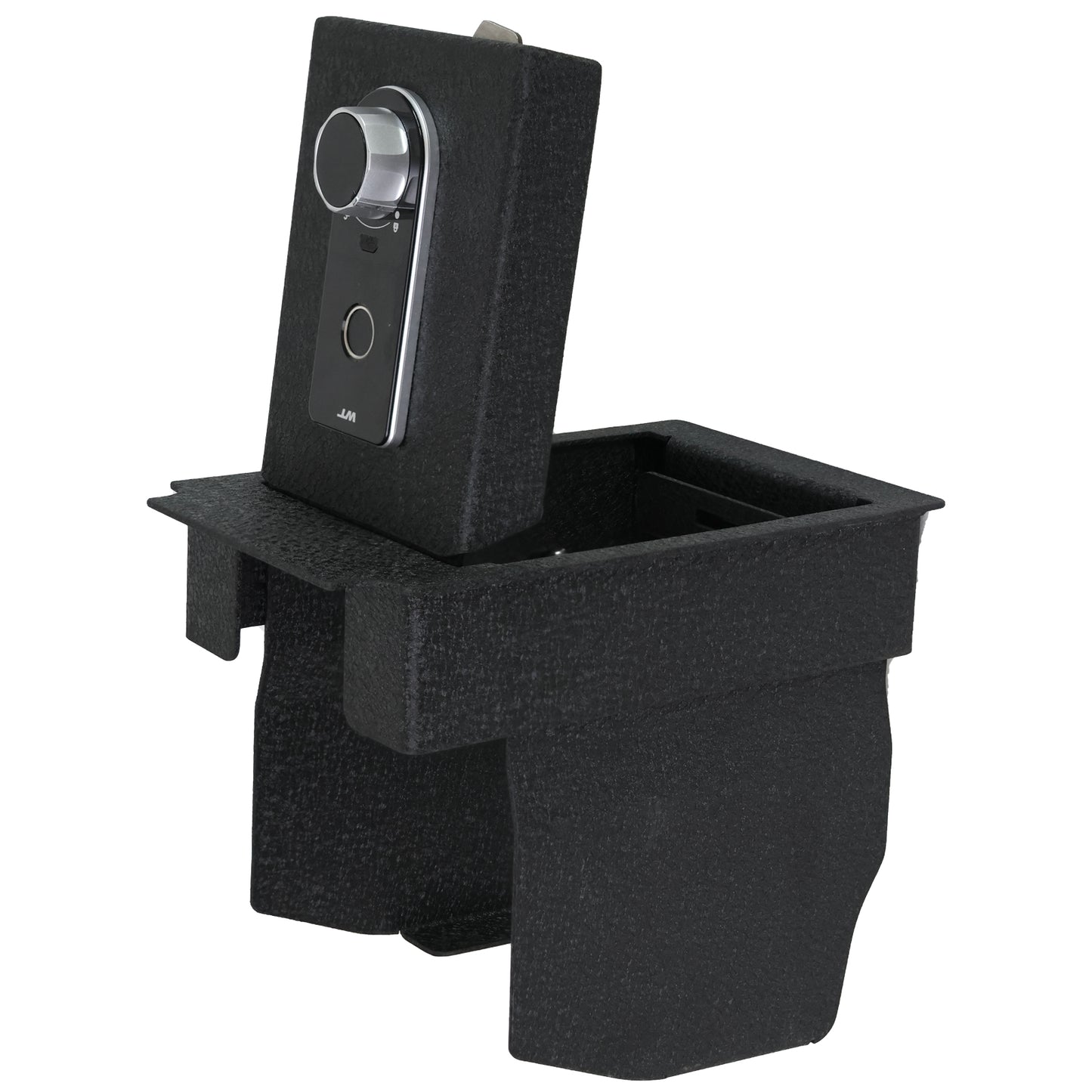 Console Safe Vault Box for Lincoln MKC (Fingerprint Lock with Key): 2015-2019