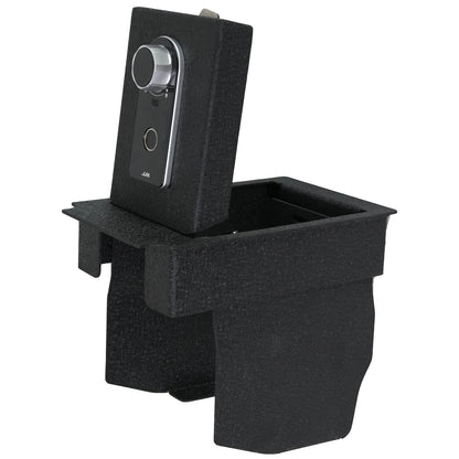 Console Safe Vault Box for Lincoln MKC (Fingerprint Lock with Key): 2015-2019