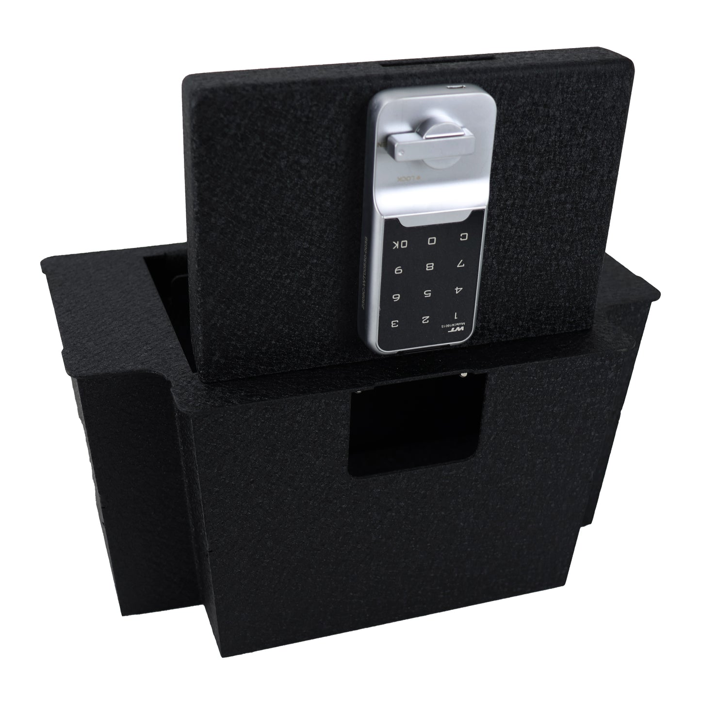 Console Safe Vault Box for Chevrolet Silverado (Electronic Keypad Lock): 2023-2025