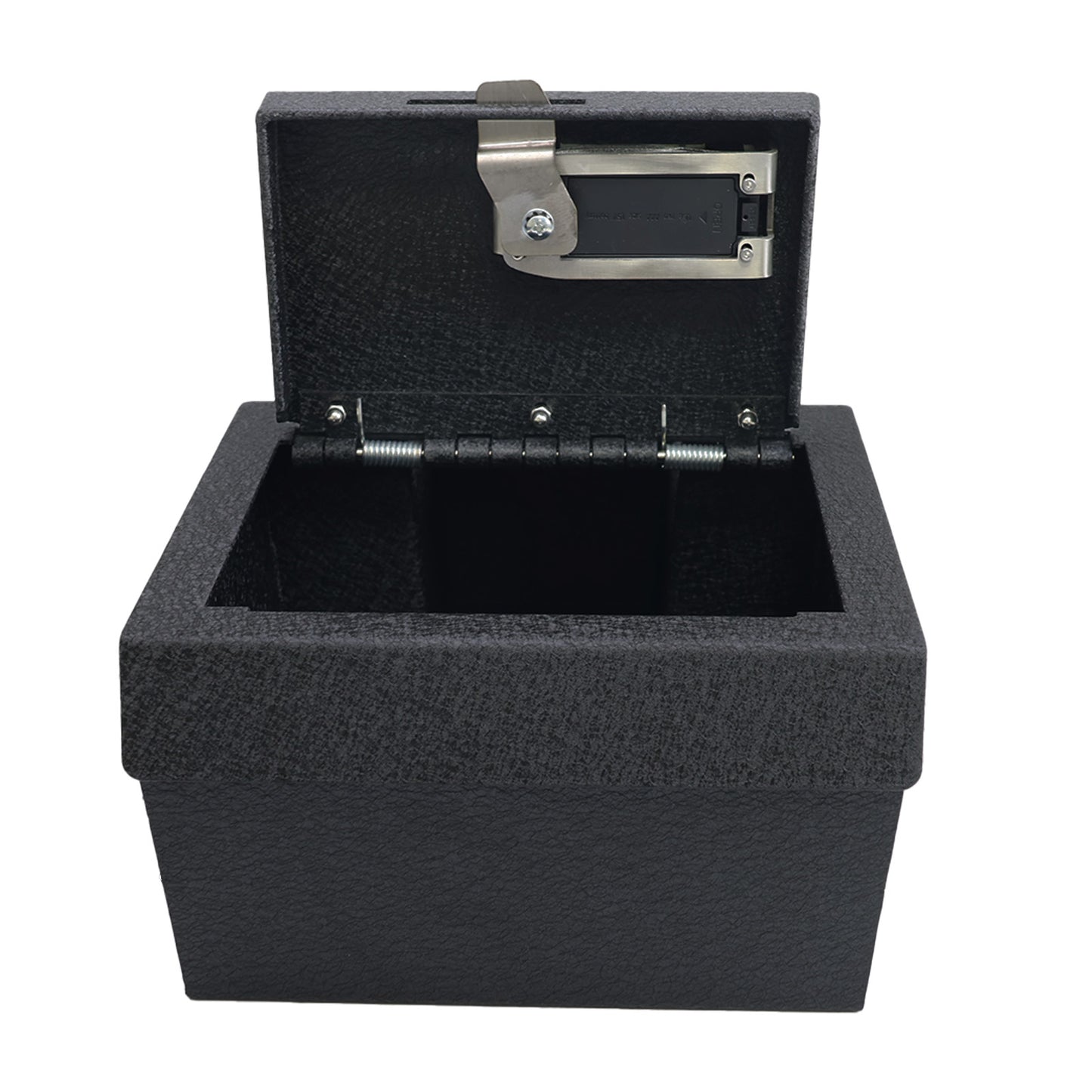 Console Safe Vault Box for GMC Sierra EV (Fingerprint Lock with Key): 2024-2025