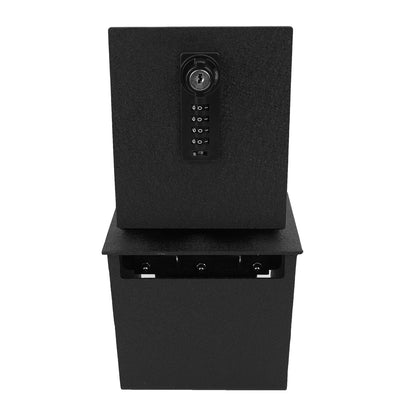 Pro Console Safe Vault Box for Toyota Rav4 (4-Digit Combo Lock with Key): 2013-2018