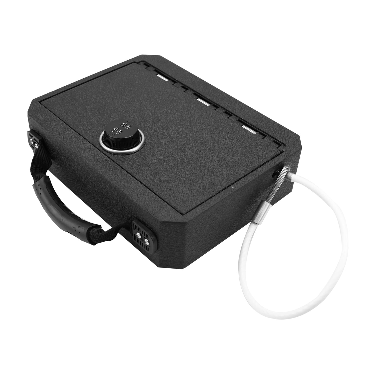 Keren Premium Under Seat Car Gun Safe - Universal 12-Gauge Keyless Vehicle Vault
