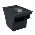 Console Safe Vault Box for Jeep Cherokee (Fingerprint Lock with Key): 2015-2024