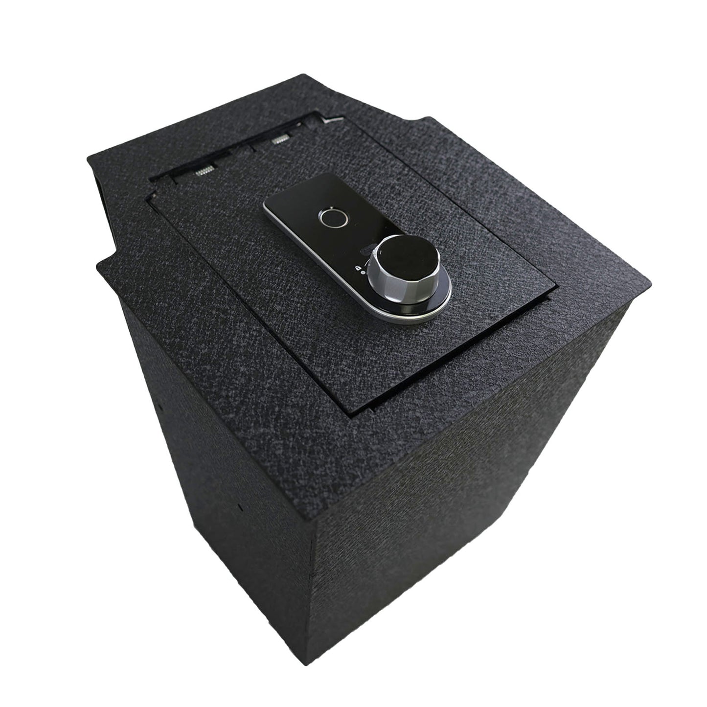 Console Safe Vault Box for Chevrolet Traverse (Fingerprint Lock with Key): 2018-2023