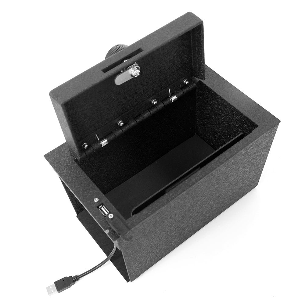 Console Safe Vault Box for Lexus NX 200 (4-Digit Combo Lock): 2015-2020