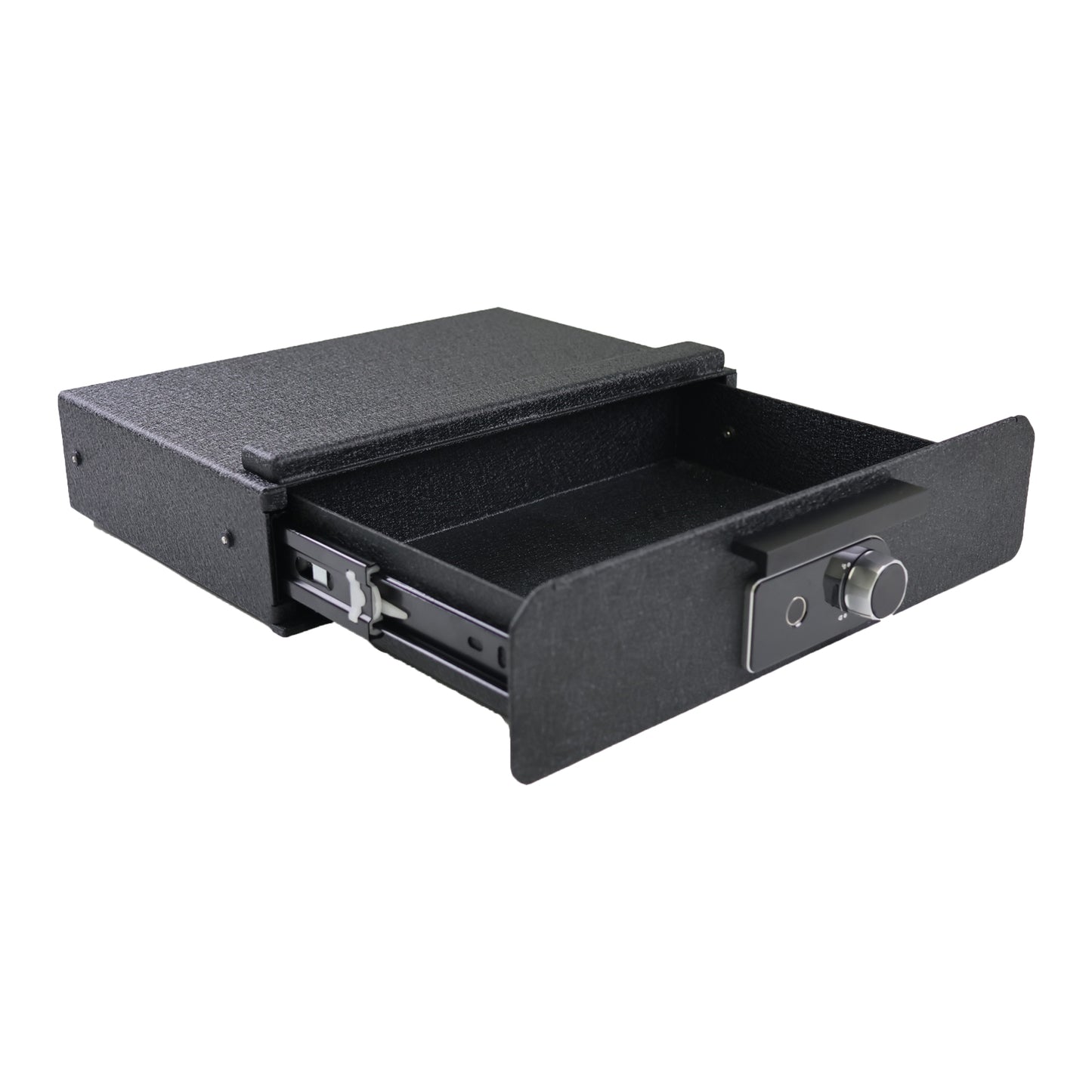Underseat Console Safe Vault Box for Fisker ocean (Fingerprint Lock with Key): 2024-2025