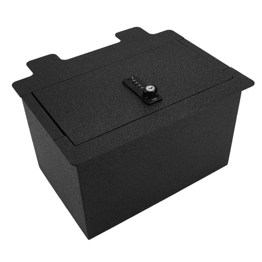 Pro Console Safe Vault Box for Chevrolet Silverado 1500 (4-Digit Combo Lock with Key): 2019-2022