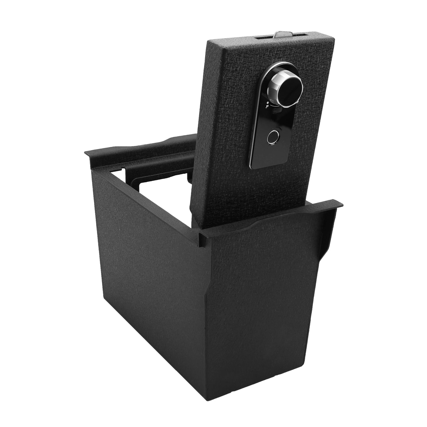 Console Safe Vault Box for 2026 Toyota RAV4 (Fingerprint Lock with Key)