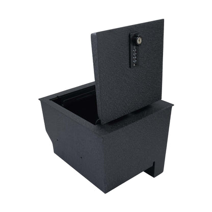 Pro Console Safe Vault Box for Nissan Titan (4-Digit Combo Lock with Key): 2016-2025