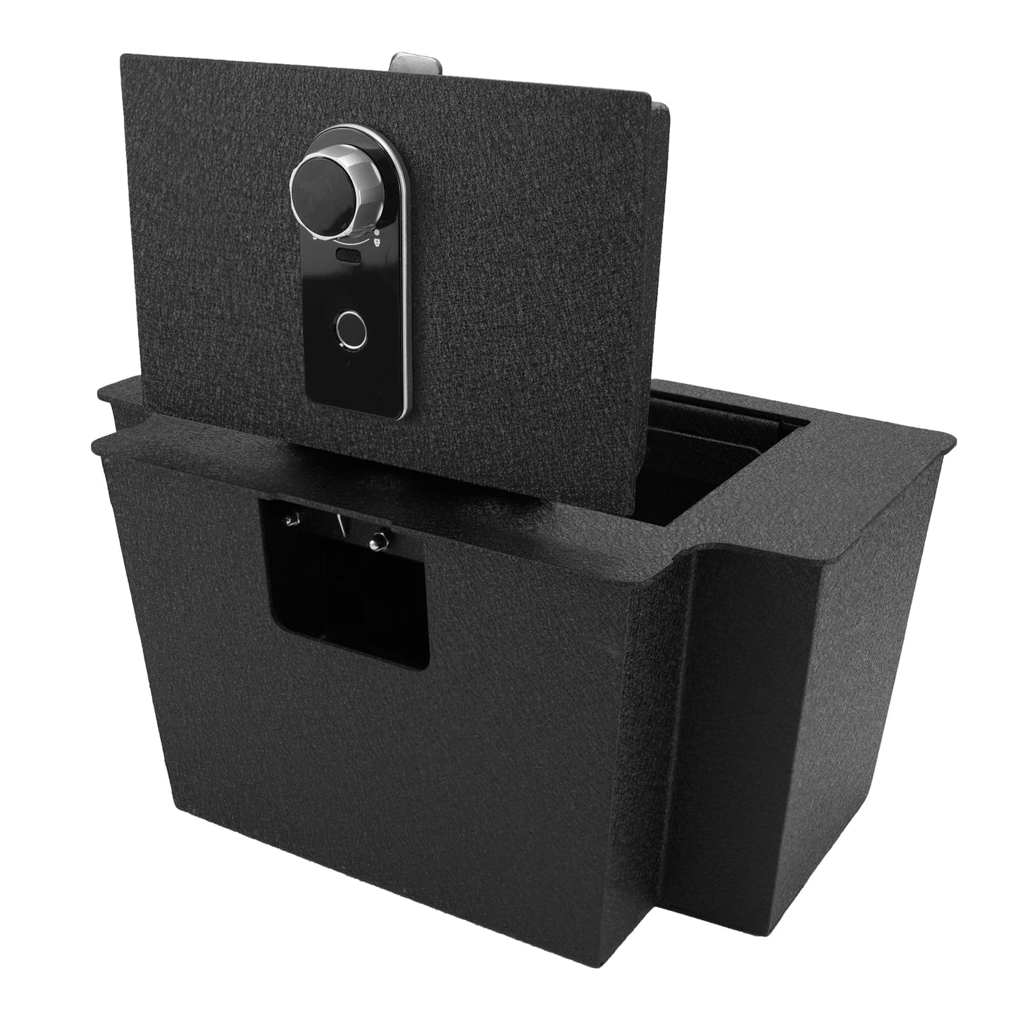 Pro Console Safe Vault Box for Chevrolet Silverado (Fingerprint Lock with Key): 2023-2025