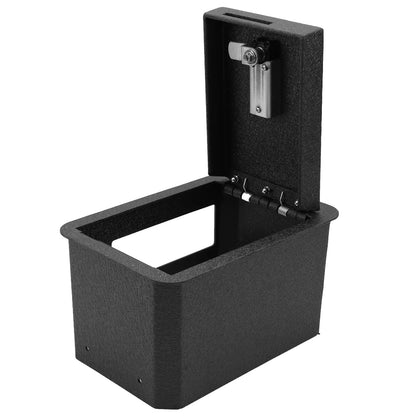 Console Safe Vault Box for 2025-2026 Infiniti QX80 (4-Digit Combo Lock with Key)