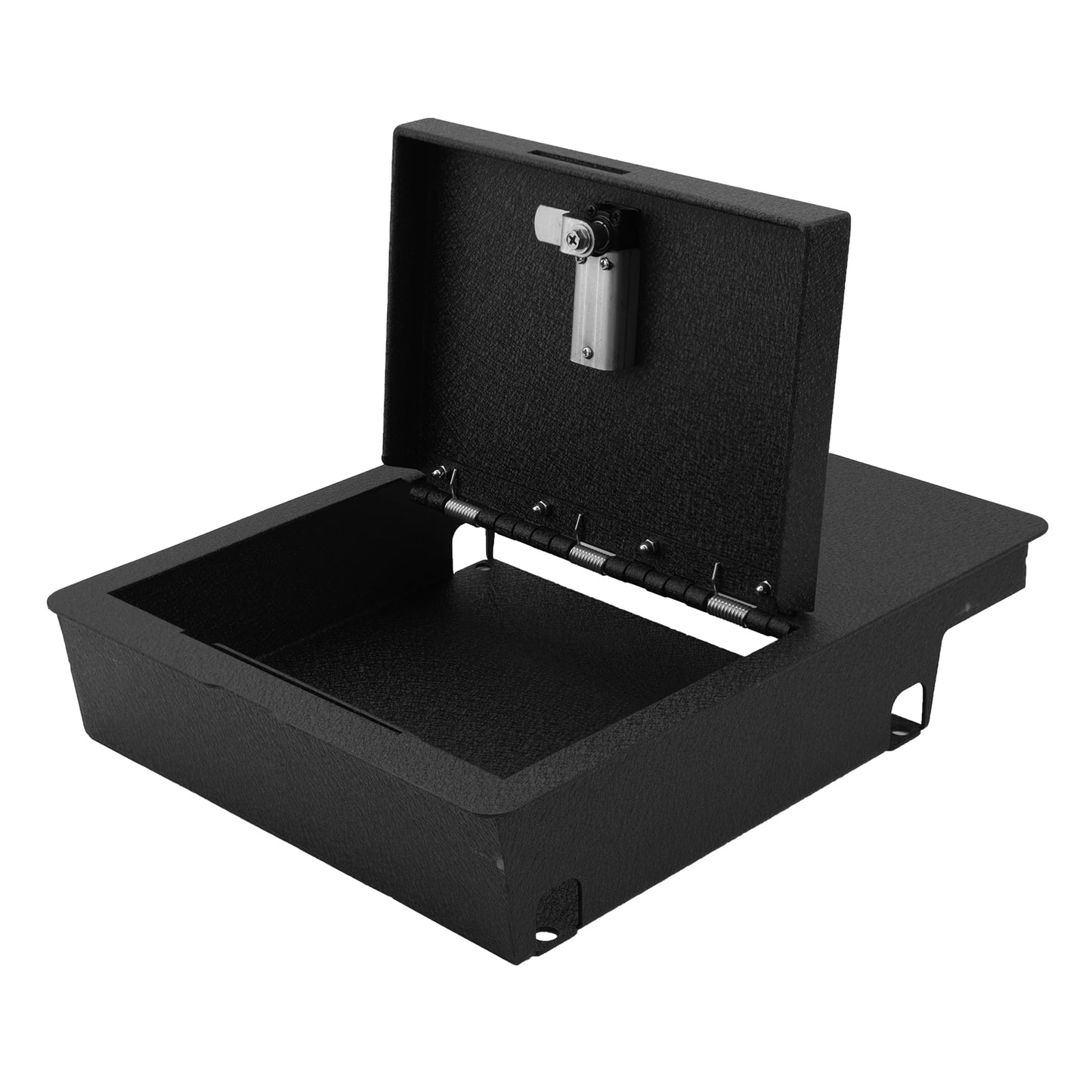 Underseat Console Safe Vault Box for Dodge Ram 1500 (4-Digit Combo Lock with Key): 2006-2019