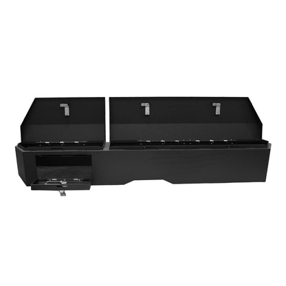 Underseat Console Safe Vault Box for 2019-2026 Chevrolet Silverado 1500 4 door model (Fingerprint Lock with Key)