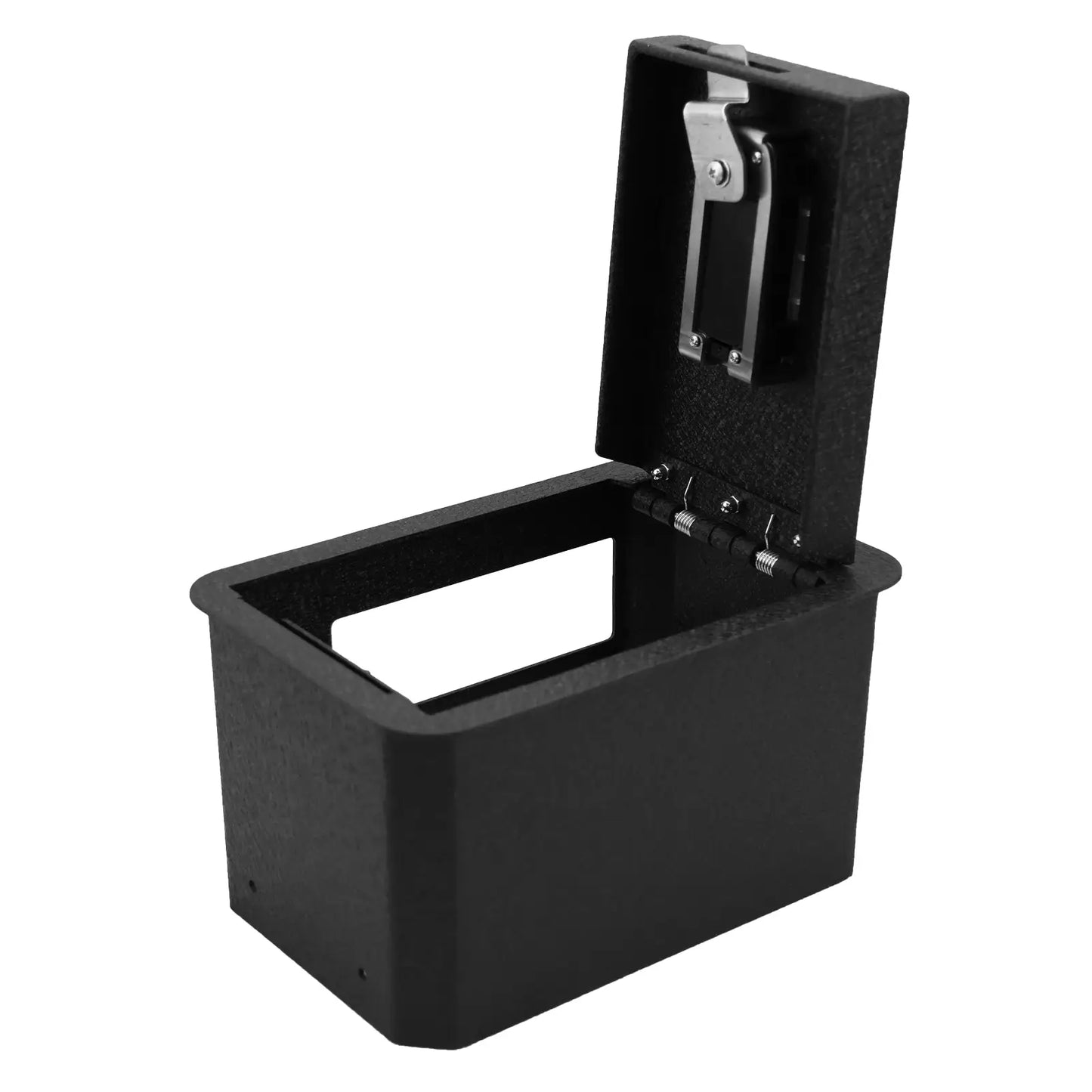 Console Safe Vault Box for 2025-2026 Infiniti QX80 (Fingerprint Lock with Key)