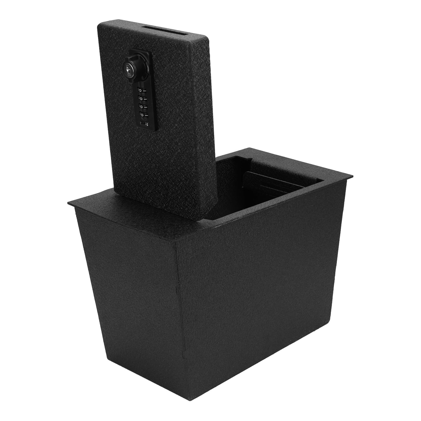 Console Safe Vault Box for 2012-2017 Toyota Camry (4-Digit Combo Lock with Key)