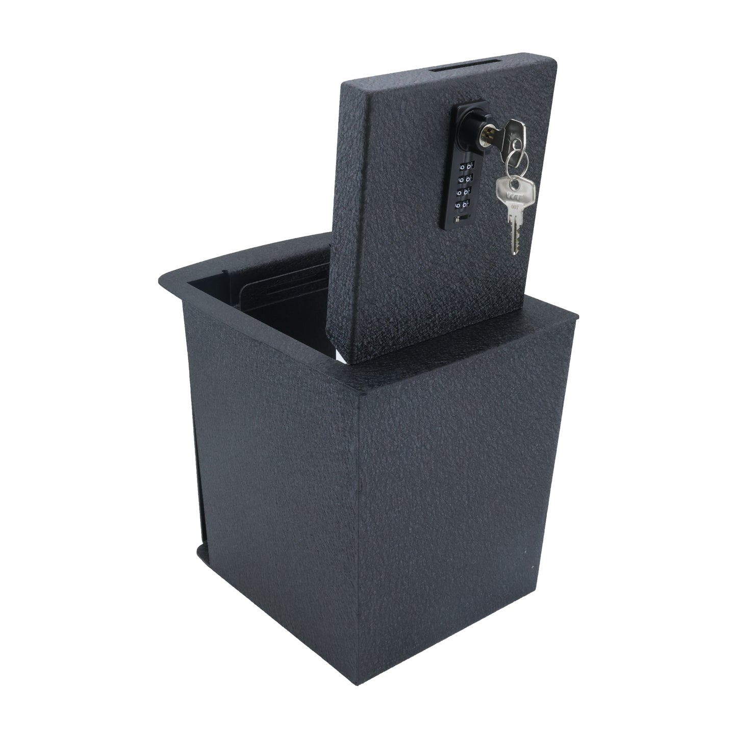 Console Safe Vault Box for Kia Telluride (4-Digit Combo Lock with Key): 2019-2025