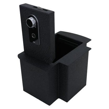 Console Safe Vault Box for Toyota Tacoma (Fingerprint Lock with Key): 2005-2015