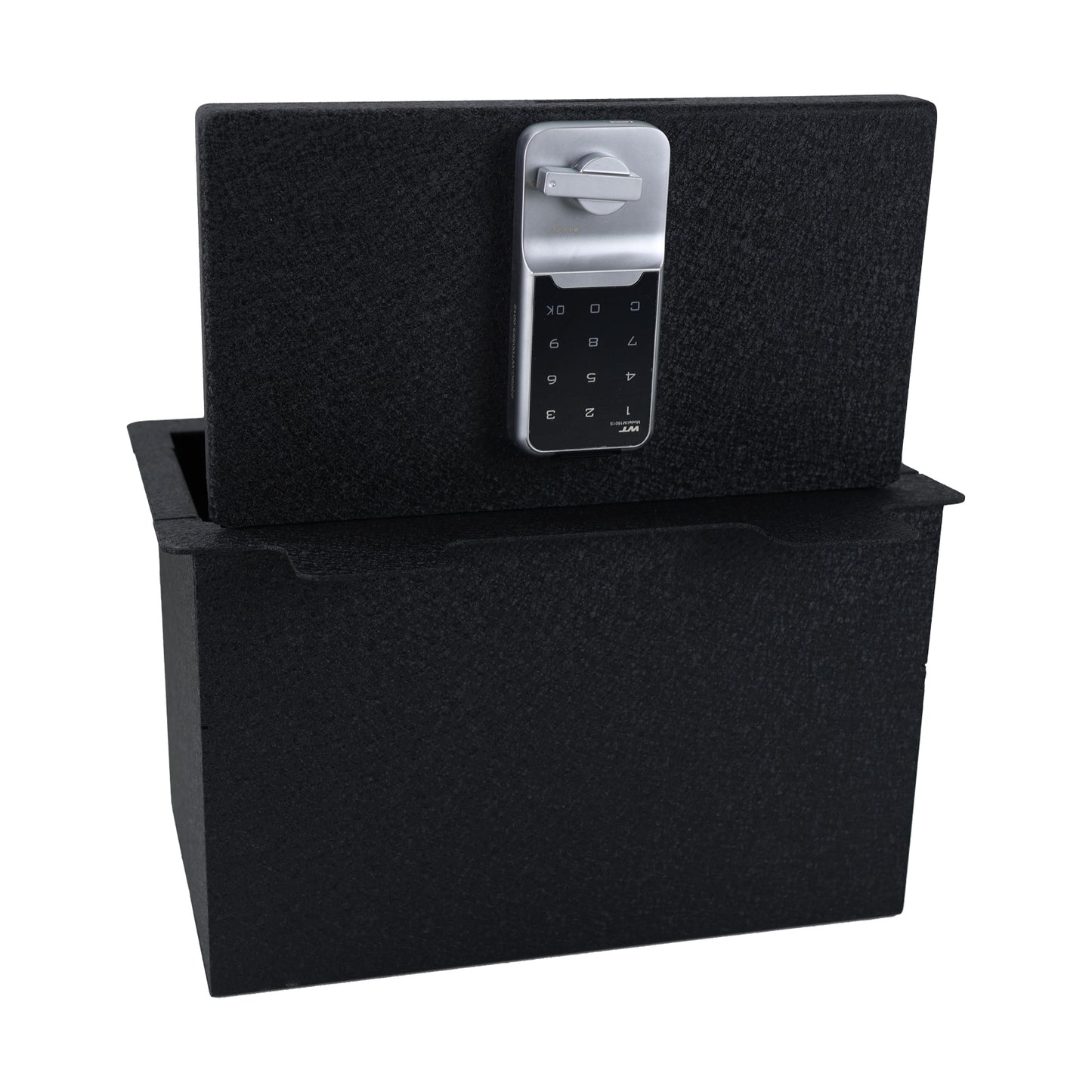 Console Safe Vault Box for Chevrolet Silverado 1500 (Electronic Keypad Lock): 2019-2022