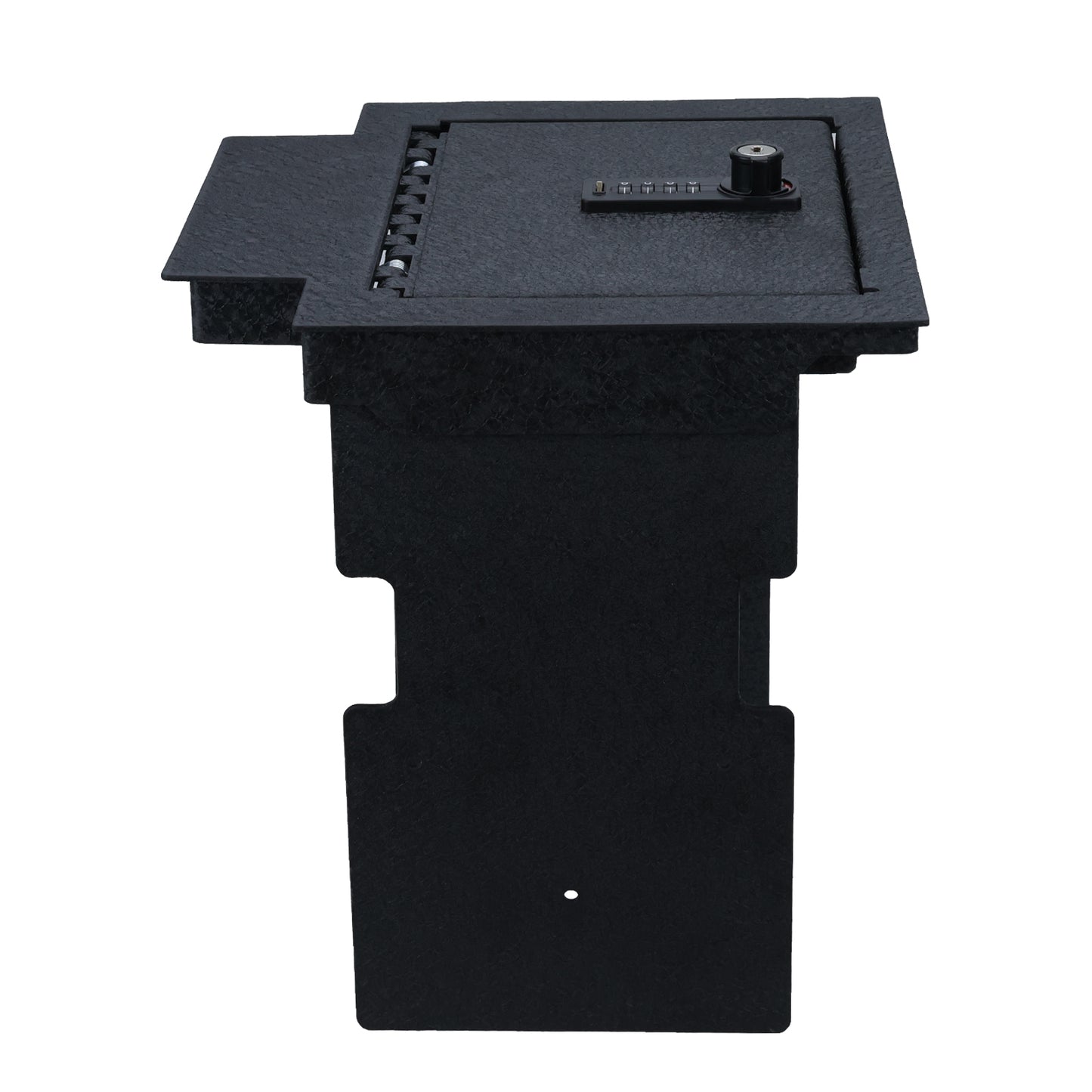 Front Center Console Safe Vault Box for Lincoln Navigator (4-Digit Combo Lock with Key): 2018-2024