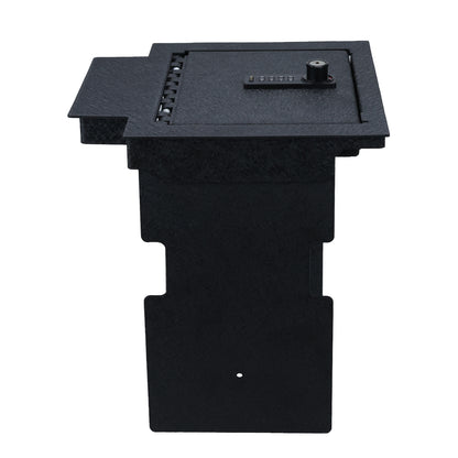Front Center Console Safe Vault Box for Lincoln Navigator (4-Digit Combo Lock with Key): 2018-2024