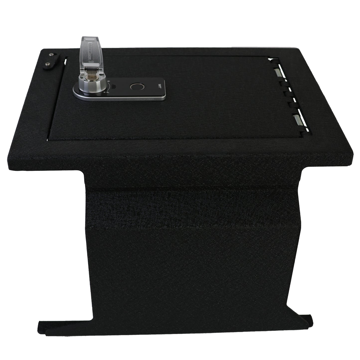 Console Safe Vault Box for Ford F150 (Fingerprint Lock with Key): 2012-2014