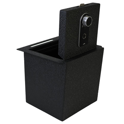 Console Safe Vault Box for Toyota Tacoma (Fingerprint Lock with Key): 2016-2023