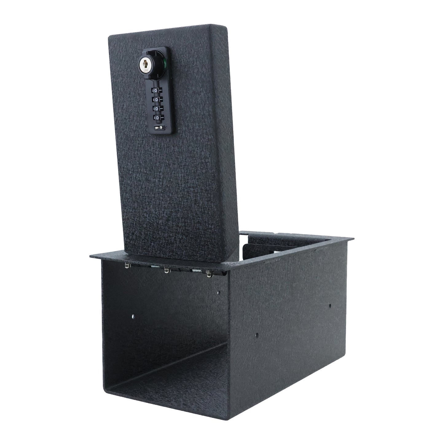 Console Safe Vault Box for Subaru Outback (4-Digit Combo Lock with Key): 2015-2019