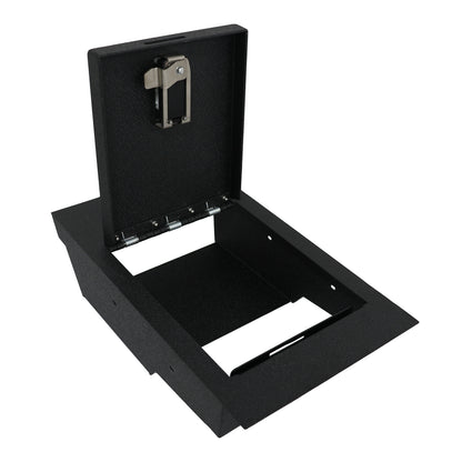 Underseat Console Safe Vault Box for Ford F150 (Fingerprint Lock with Key): 2015-2025