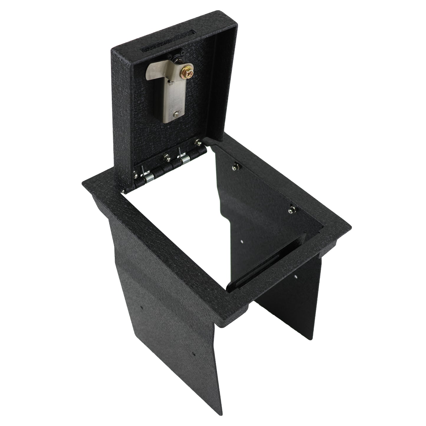 Console Safe Vault Box for Ford Explorer (4-Digit Combo Lock with Key): 2013-2019
