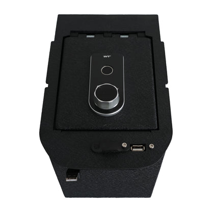 Console Safe Vault Box for Toyota RAV4 (Fingerprint Lock with Key): 2019-2025