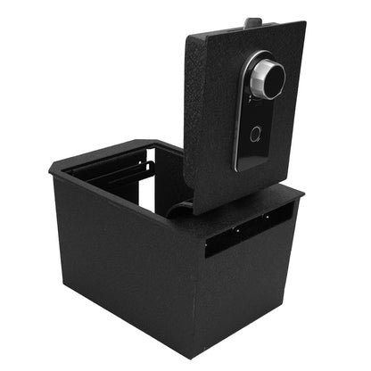 Pro Console Safe Vault Box for Toyota Rav4 (Fingerprint Lock with Key): 2013-2018