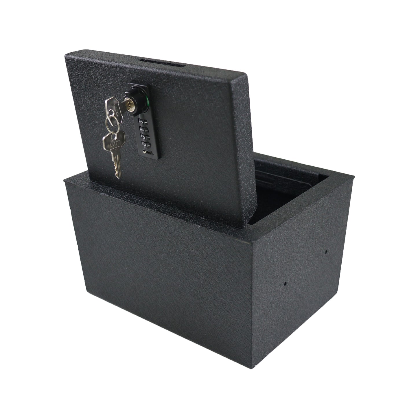 Console Safe Vault Box for Cadillac Escalade (4-Digit Combo Lock with Key): 2021-2025