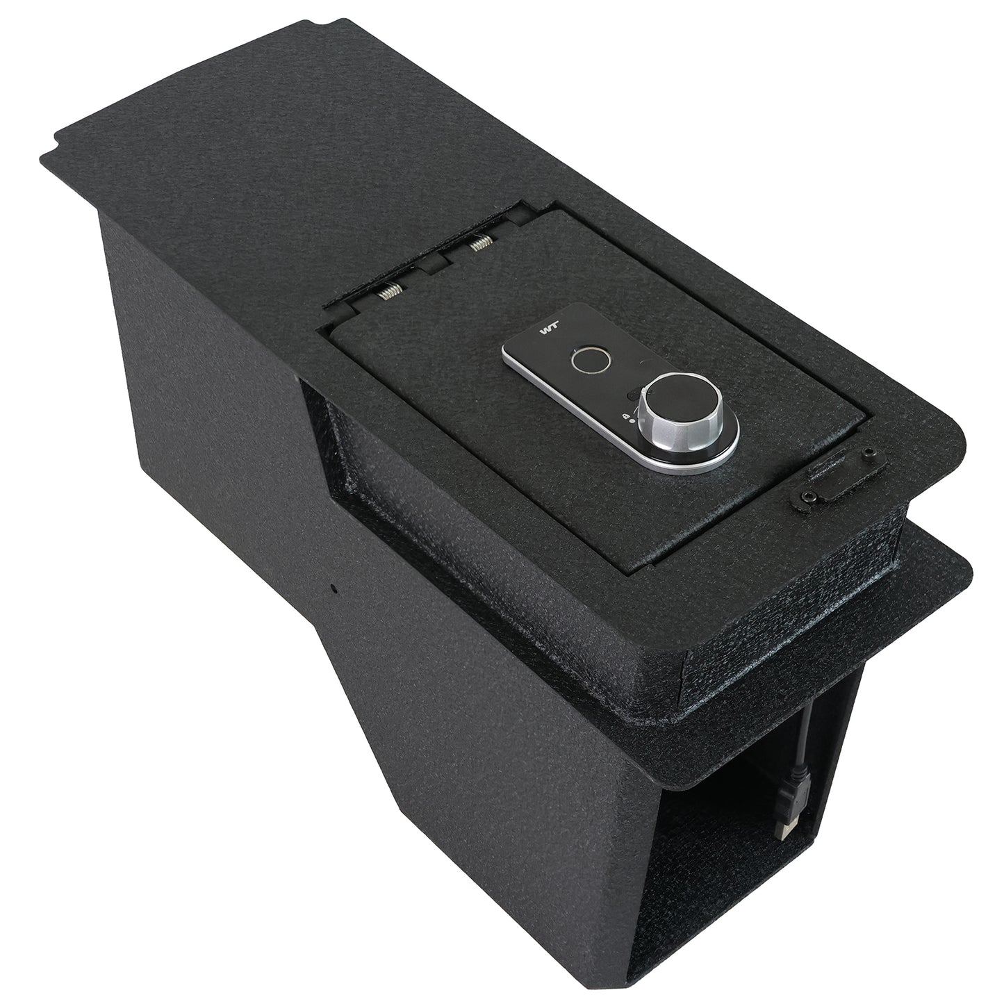 Console Safe Vault Box for Honda CRV (Fingerprint Lock with Key): 2017-2022