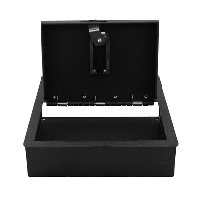 Underseat Console Safe Vault Box for Dodge Ram 1500 (Fingerprint Lock with Key): 2006-2019