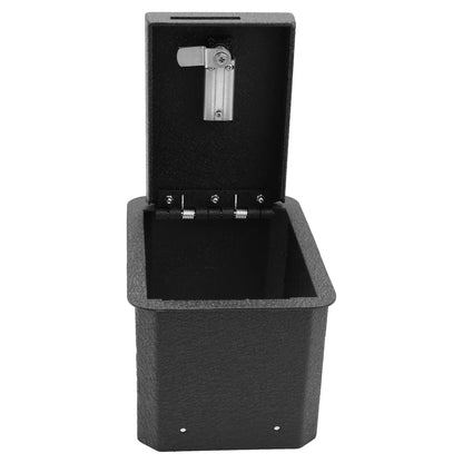Console Safe Vault Box for 2025-2026 Infiniti QX80 (4-Digit Combo Lock with Key)